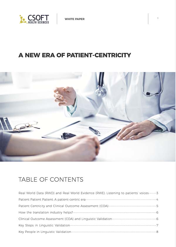 Patient centricity white paper
