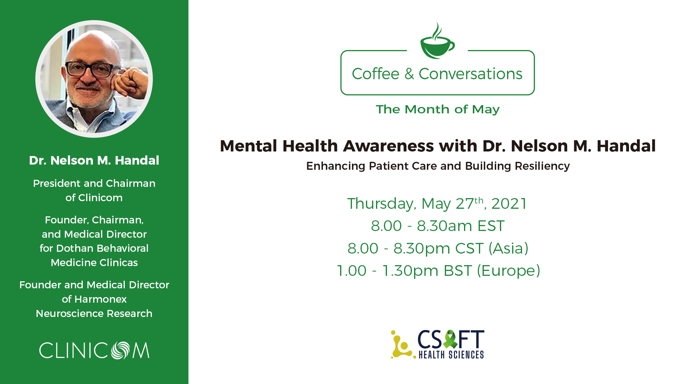 Coffee & Conversations: May Edition of Mental Health Awareness